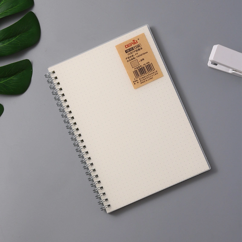 PP Frosted Cover Simple Upturn Artist Sketch Coil Notebook