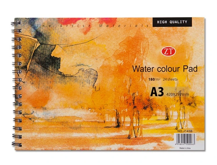 Watercolor, Acrylic Art Pad for Sketching, Ink Sketch Book, Notebook